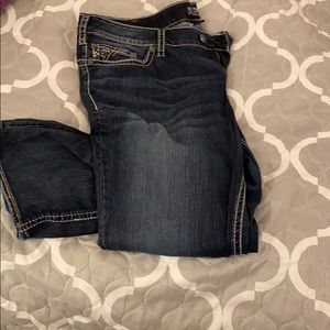 Silver Plus Size Jeans